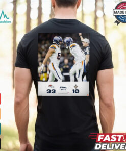 Final Denver Broncos 33 – 10 New Orleans Saints BeatTheSaints Poster t shirt