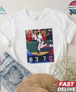 Final Detroit Tigers 3  7 Cleveland Guardians MLB ALCS 2024 Poster t shirt
