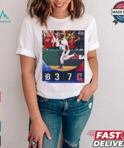 Final Detroit Tigers 3  7 Cleveland Guardians MLB ALCS 2024 Poster t shirt