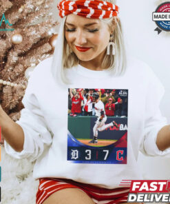 Final Detroit Tigers 3 7 Cleveland Guardians MLB ALCS 2024 Poster t shirt