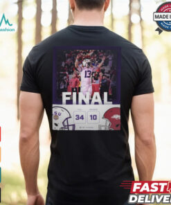 Final LSU Tigers 34 – 10 Arkansas Razorbacks Tigers Keep It Rollin’ Poster t shirt