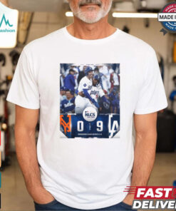 Final New York Mets 0 – 9 Los Angeles Dodgers MLB 2024 NLCS Poster t shirt