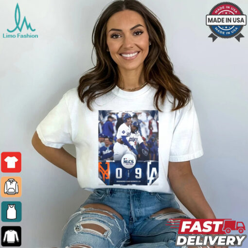 Final New York Mets 0 – 9 Los Angeles Dodgers MLB 2024 NLCS Poster t shirt