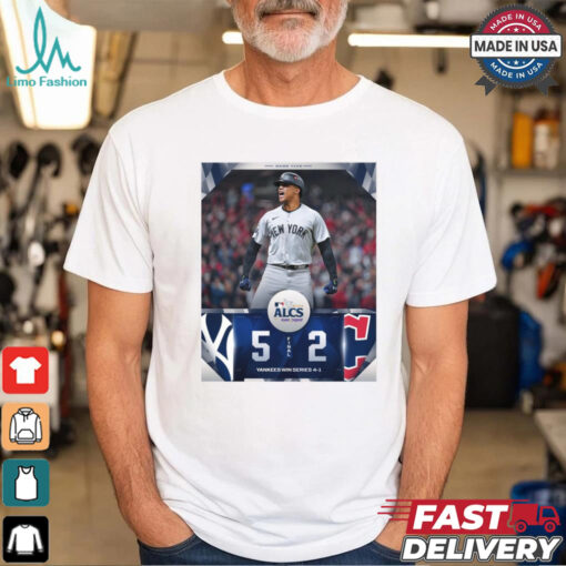 Final New York Yankees 5 – 2 Cleveland Guardians Yankees Win Series 4 1 MLB 2024 ALCS Poster t shirt