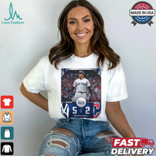 Final New York Yankees 5 – 2 Cleveland Guardians Yankees Win Series 4 1 MLB 2024 ALCS Poster t shirt