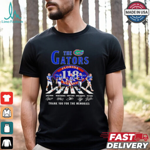Florida Gators Abbey Road 118 Years Of The Gators 1906 2024 Thank You For The Memories shirt