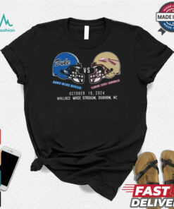 Florida State Seminoles vs Duke Blue Devils Football October 18, 2024 Matchup Set T Shirt