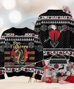 Foo Fighters Ride Like Lighting Christmas Sweater Chirstmas Gifts 2024 Xmas For Family And Friends Ugly Sweater