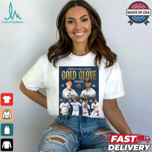 Former Columbus Clippers Gold Glove Finalists Players Poster t shirt