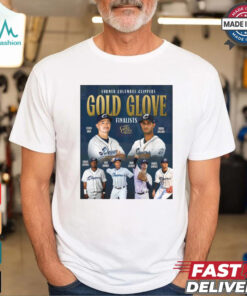 Former Columbus Clippers Gold Glove Finalists Players Poster t shirt