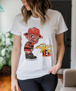 Freddy Krueger Cleveland Browns Piss On Cincinnati Bengals Halloween 2024 NFL Shirt