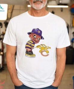 Freddy Krueger Minnesota Vikings Piss On Chicago Bears Halloween shirt