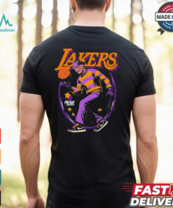 Freddy Krueger x NBA Los Angeles Lakers Graphic 2024 t shirt