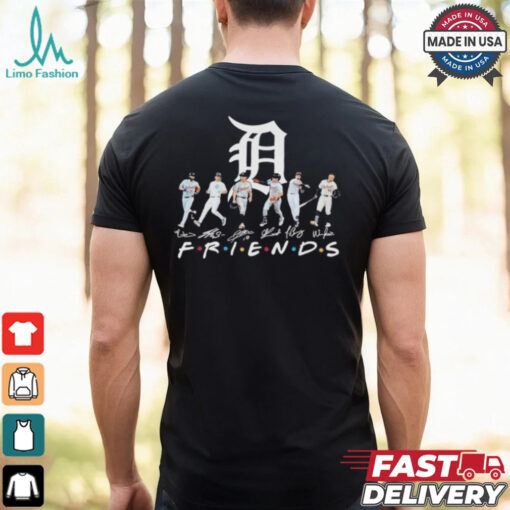 Friends Detroit Tigers Players Signatures Shirt