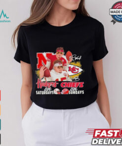 Friends Raiola And Mahomes Huskers On Saturdays X Chiefs On Sundays Signatures Shirt