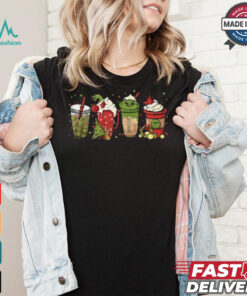 Funny Grinch Christmas Funny Coffee lover t shirt