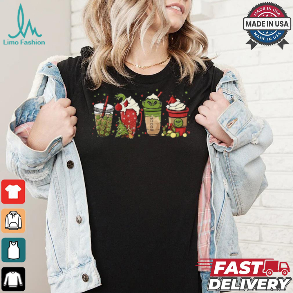 Funny Grinch Christmas Funny Coffee lover t shirt Funny Grinch Christmas Funny Coffee lover t shirt