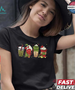 Funny Grinch Christmas Funny Coffee lover t shirt