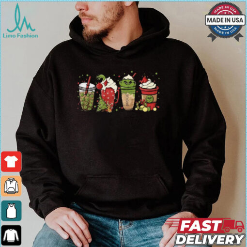 Funny Grinch Christmas Funny Coffee lover t shirt