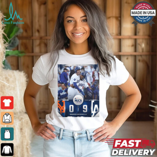 Game 1 Los Angeles Dodge 9 0 New York Mets MLB 2024 NLCS Final Score t shirt
