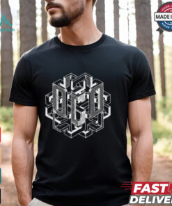 Geometric Black T Shirt