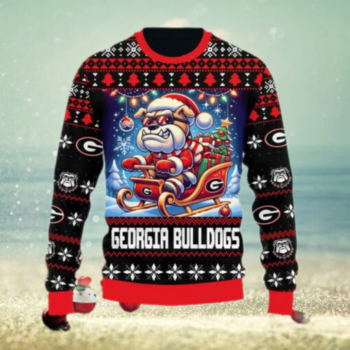 Georgia Bulldogs Football NCAA Ugly Christmas Sweater