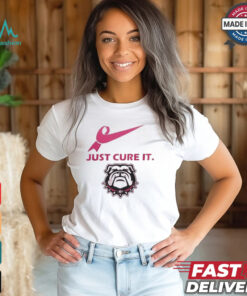 Georgia Bulldogs Just Cure It 2024 T Shirt White