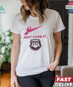 Georgia Bulldogs Just Cure It 2024 T Shirt White