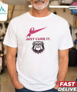 Georgia Bulldogs Just Cure It 2024 T Shirt White