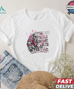 Georgia Bulldogs Pink Out Tackle Breast Cancer 2024 T shirt