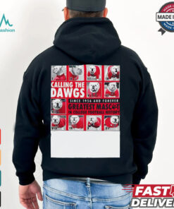 Georgia calling the Dawgs greatest mascos in college football shirt