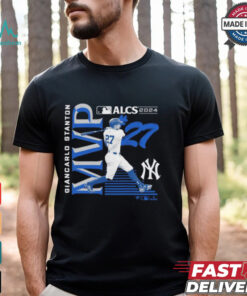 Giancarlo Stanton New York Yankees 2024 American League Championship Series MVP Name & Number shirt