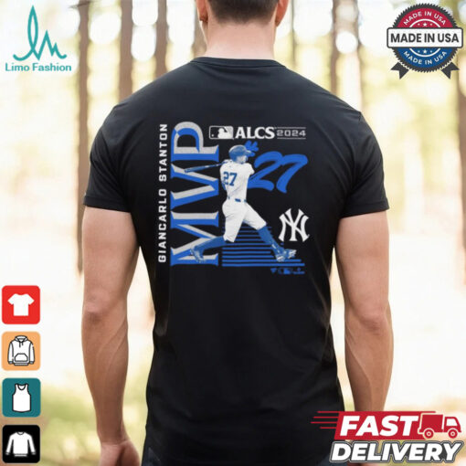 Giancarlo Stanton New York Yankees 2024 American League Championship Series MVP Name & Number shirt