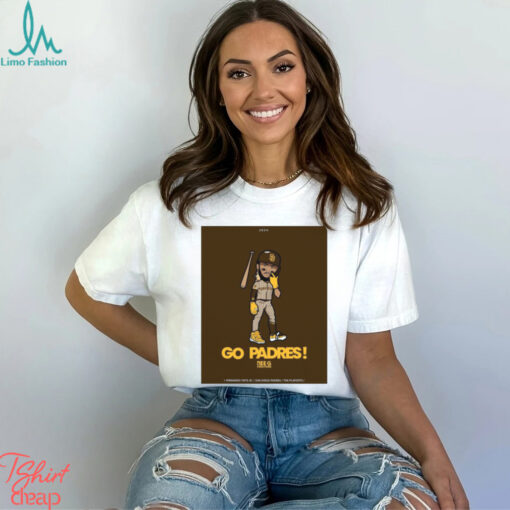 Go Padres Fernando Tatis Jr San Diego Padres The Playoffs Poster t shirt