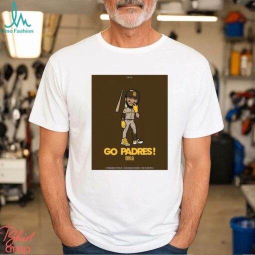 Go Padres Fernando Tatis Jr San Diego Padres The Playoffs Poster t shirt