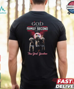God First Family Second The New York Yankees Signatures 2024 T shirt