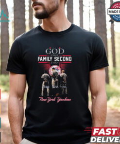 God First Family Second The New York Yankees Signatures 2024 T shirt