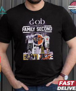 God First Family Second Then Baltimore Ravens x Baltimore Orioles Signature Unisex T Shirt