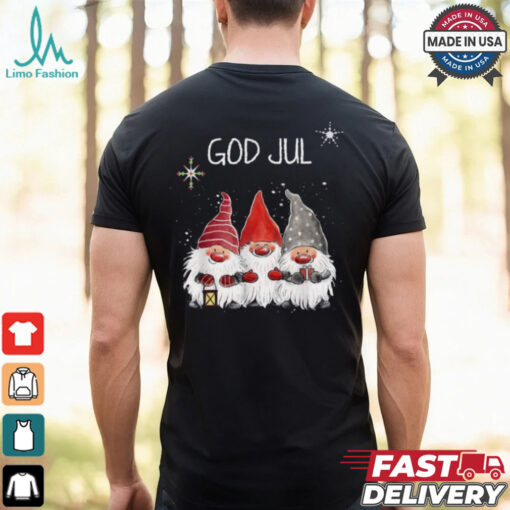 God Jul, Cute Gnome Perfect Christmas Gift Shirt