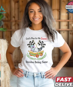 God's Plan For Me Doesn't Involve Being Sane Shirt