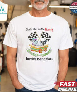 God's Plan For Me Doesn't Involve Being Sane Shirt