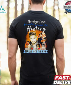 Goodbye Liam Payne you and me got a whole lot of history heart meet break this is not the end shirt