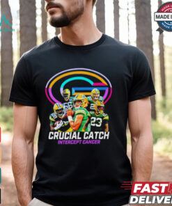 Green Bay Packers Crucial Catch Intercept Cancer NFL shirt