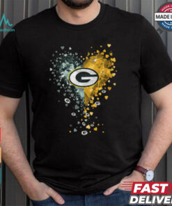 Green Bay Packers Crystal Heart Shirt