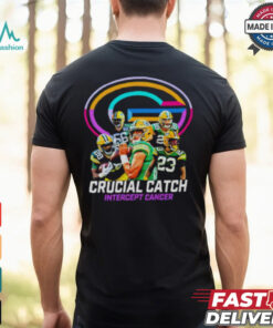 Green Bay Packers Key Catch Against Cancer NFL Shirt