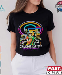 Green Bay Packers Key Catch Against Cancer NFL Shirt