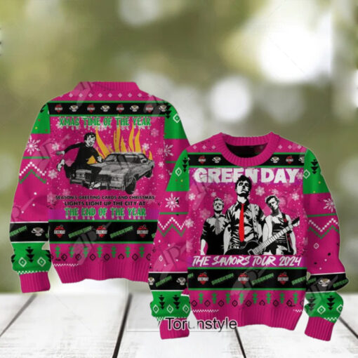 Green Day The Saviors 2024 Tour Sweater