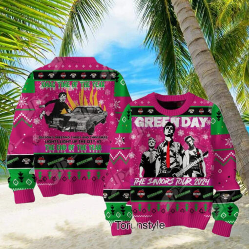 Green Day The Saviors 2024 Tour Sweater