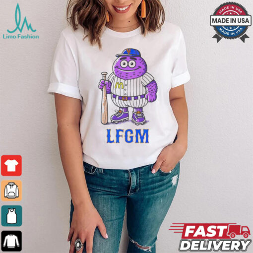 Grimace Mets baseball mascot beautiful monster shirt