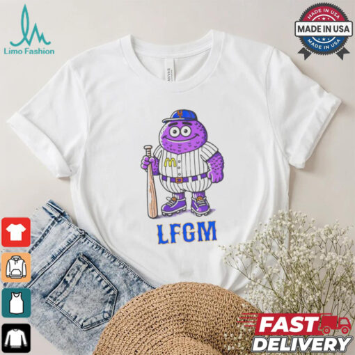Grimace Mets baseball mascot beautiful monster shirt